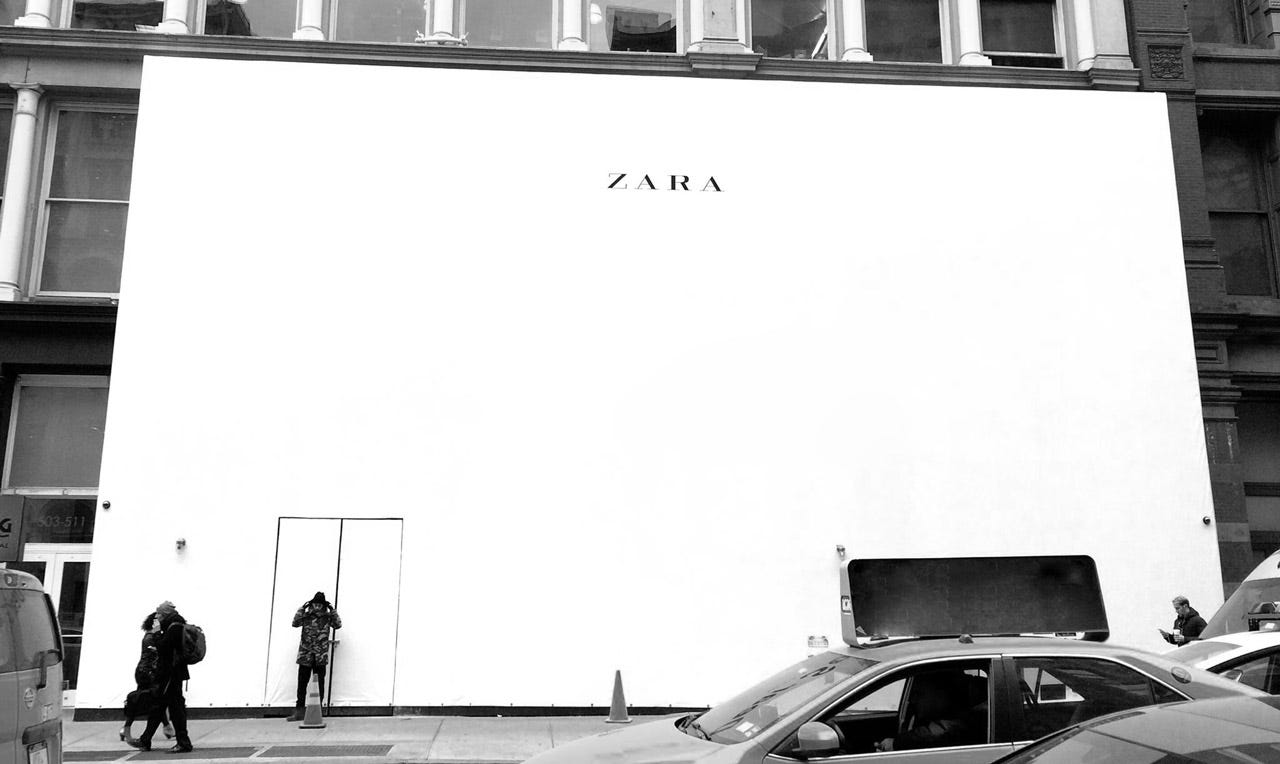 zara black and white