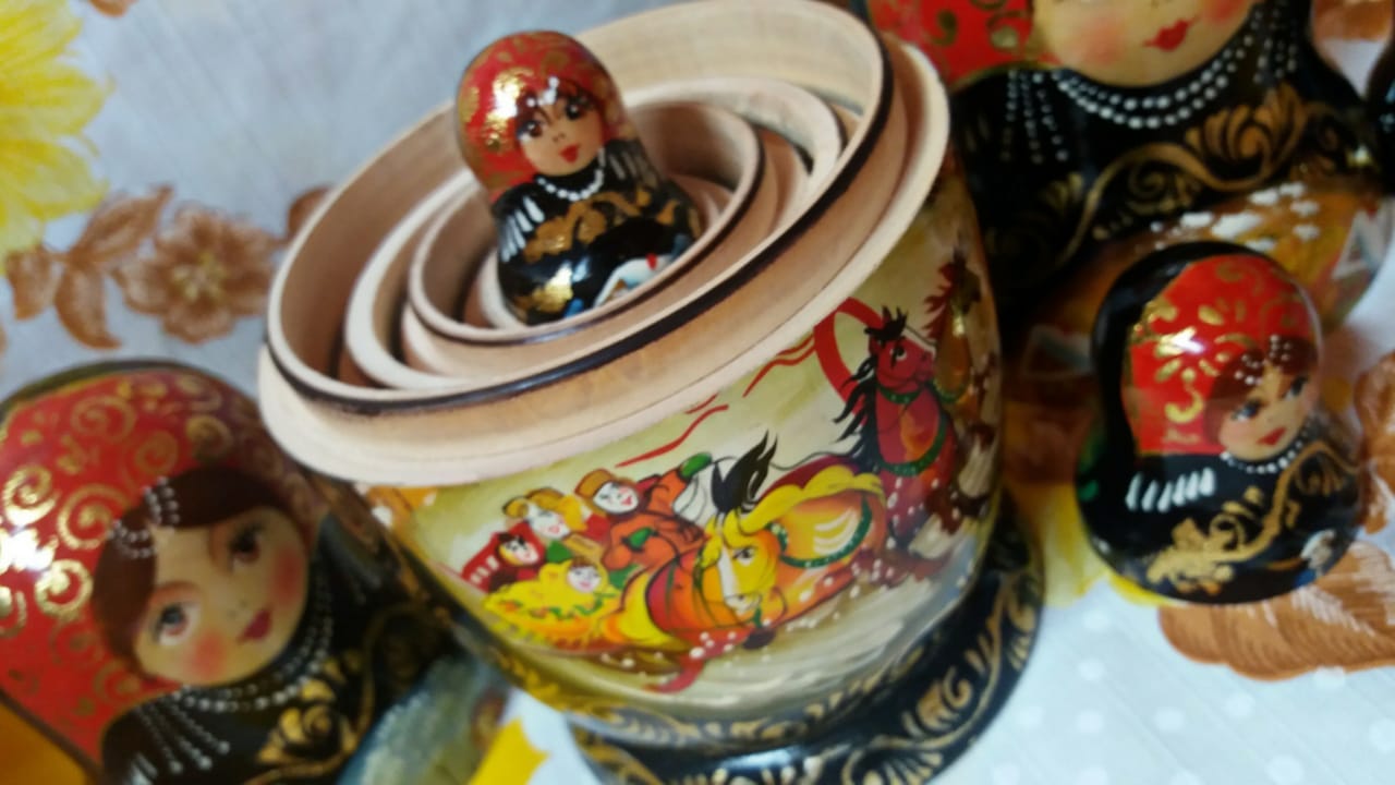 russian doll inside a doll