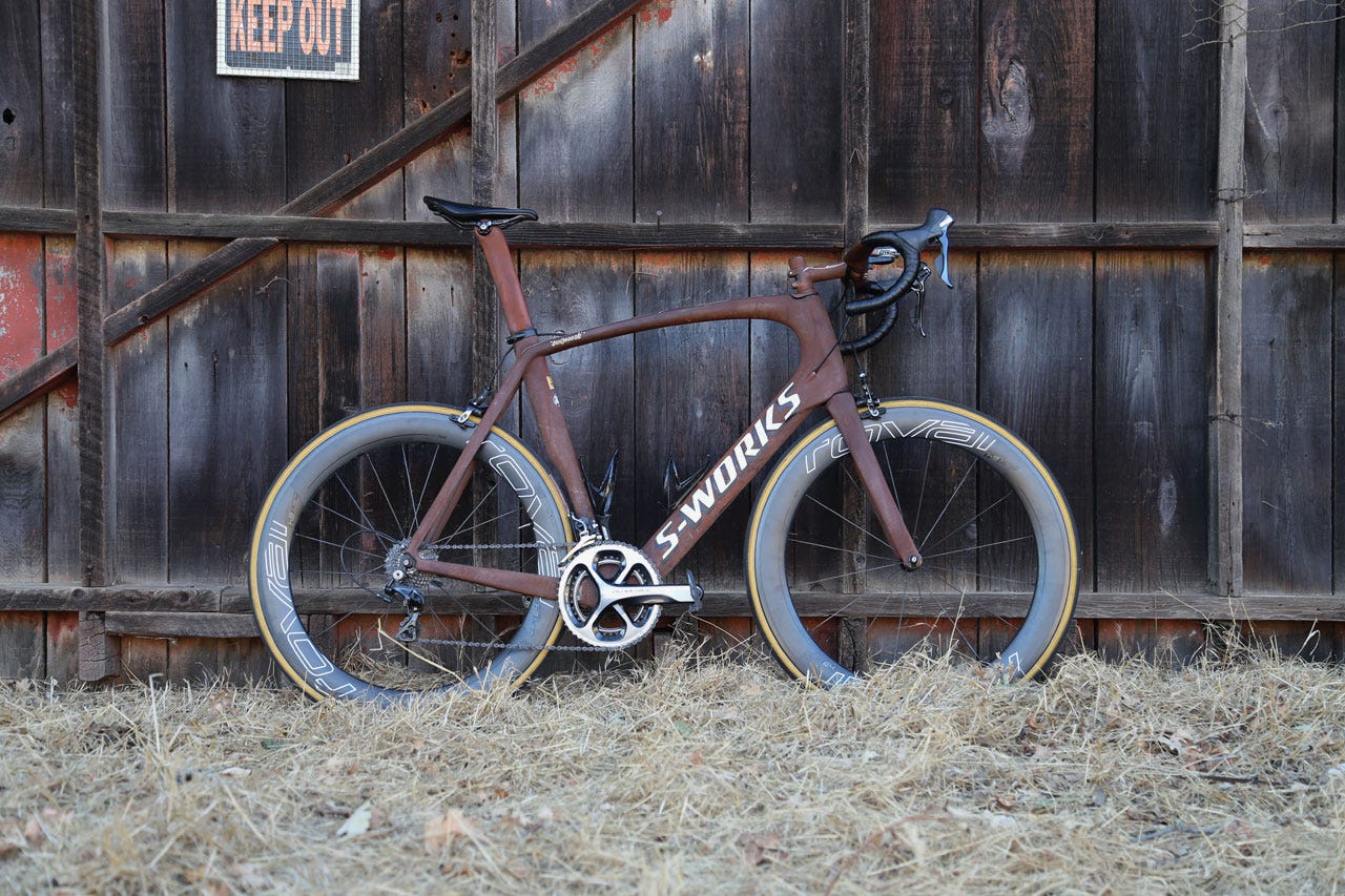 rusty bike frame