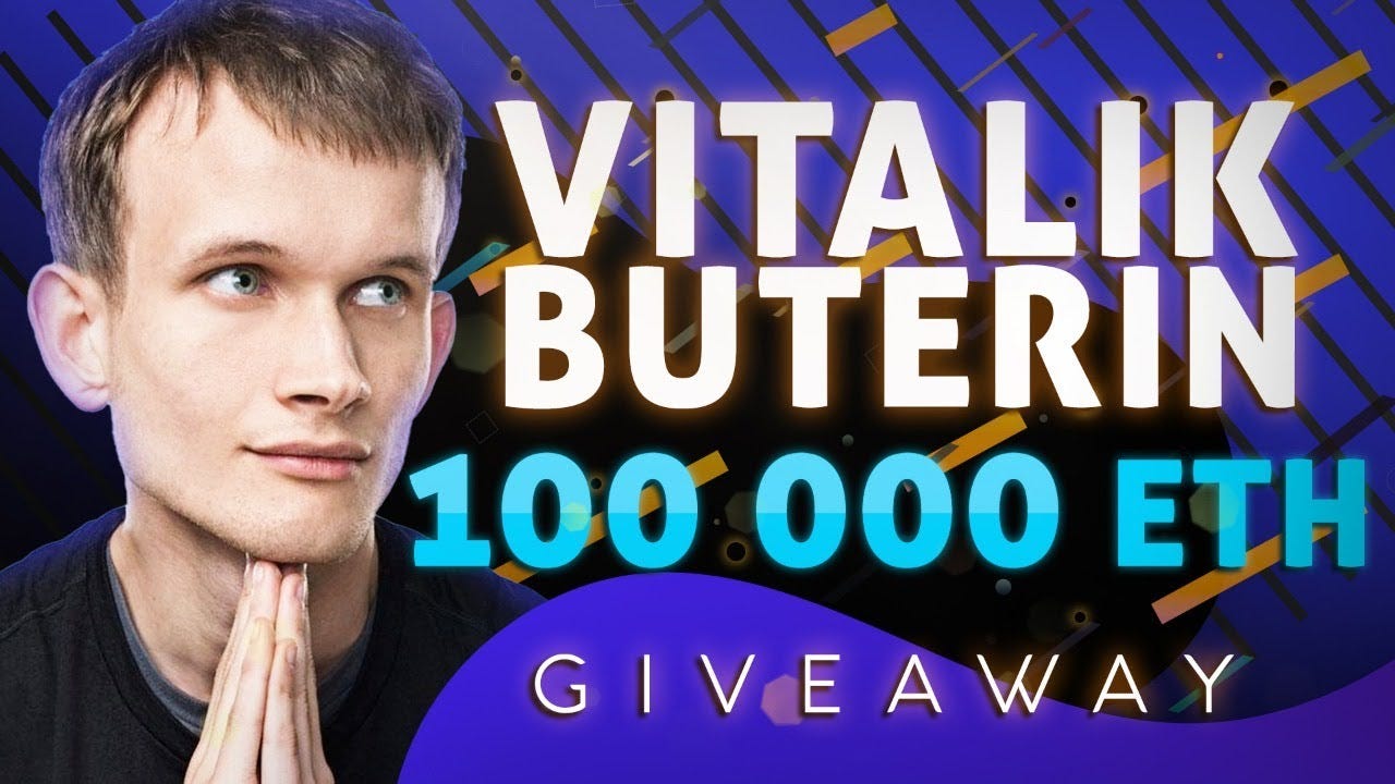 100000 eth giveaway by vitalik buterin