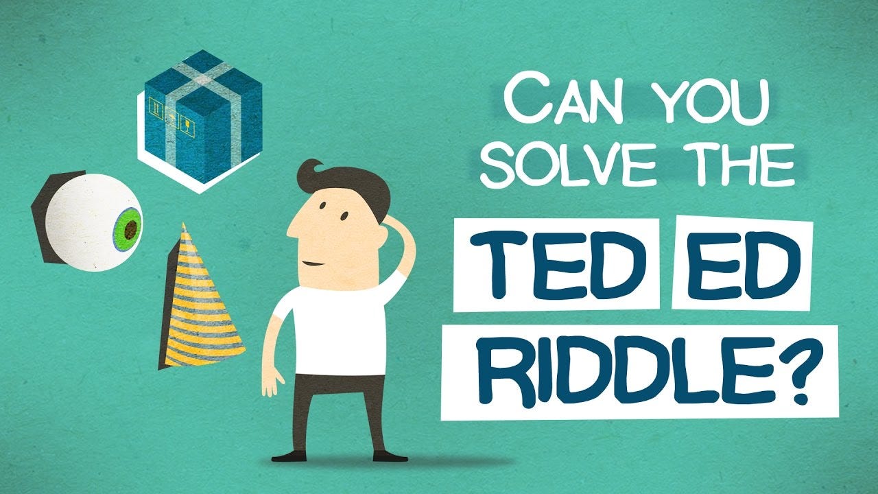 TEDEd Riddles. In the article “The most popular TED… by David Alayón