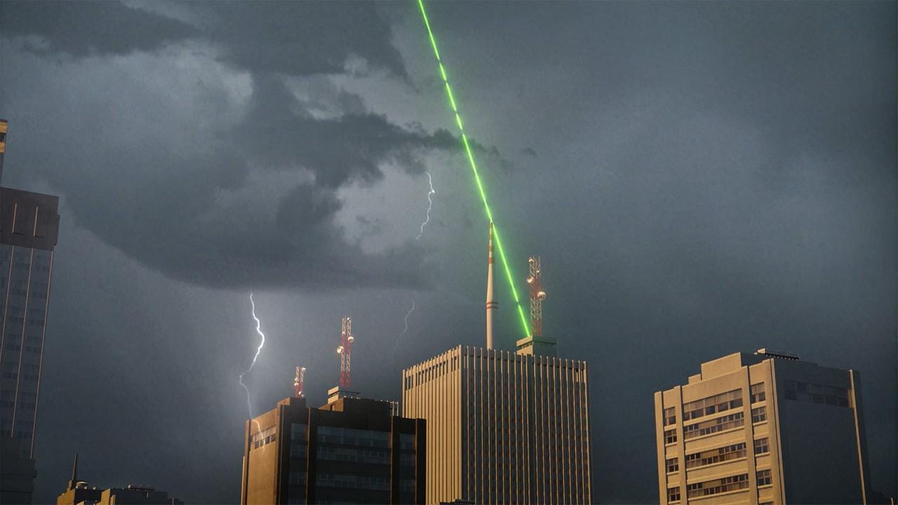 Laser Waveguide Technology Could Divert Lightning Strikes by Tim