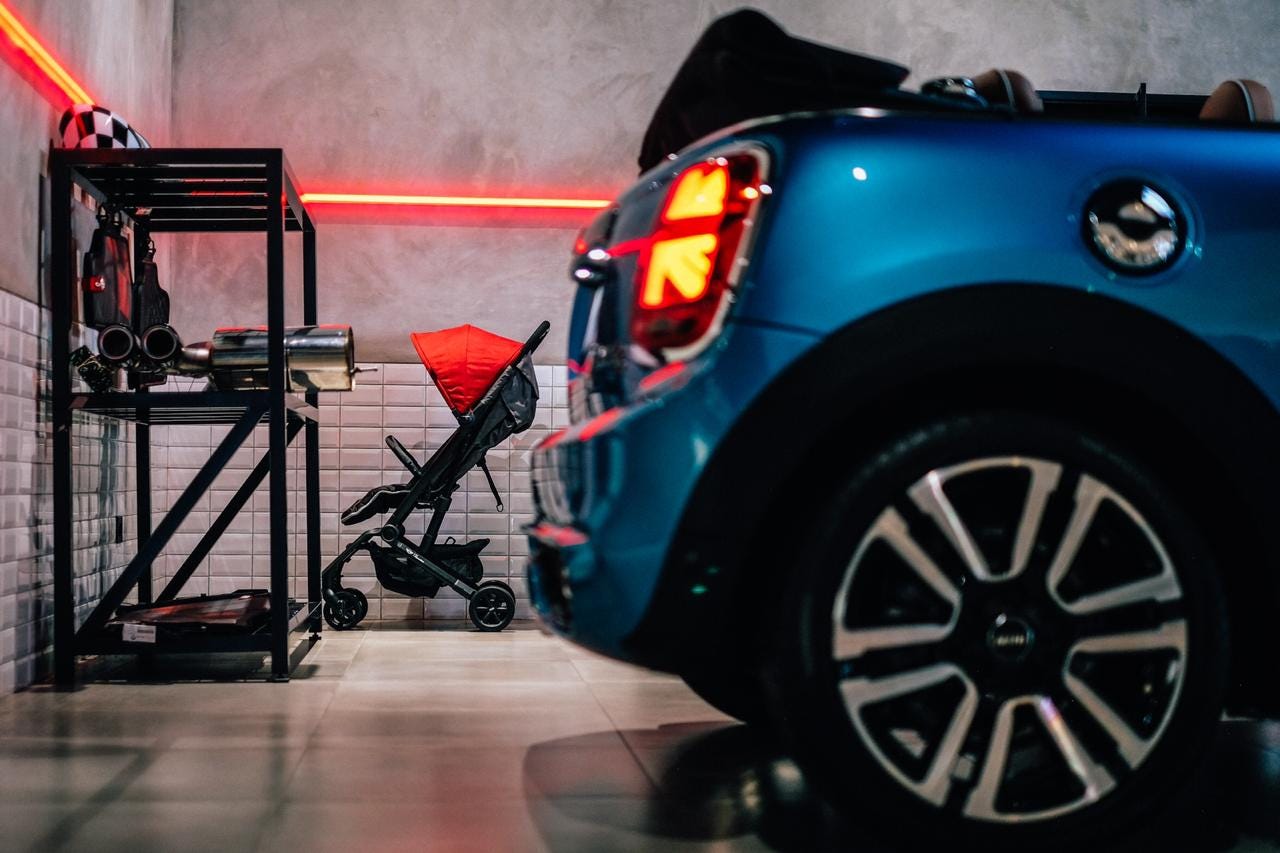 mini cooper baby walker