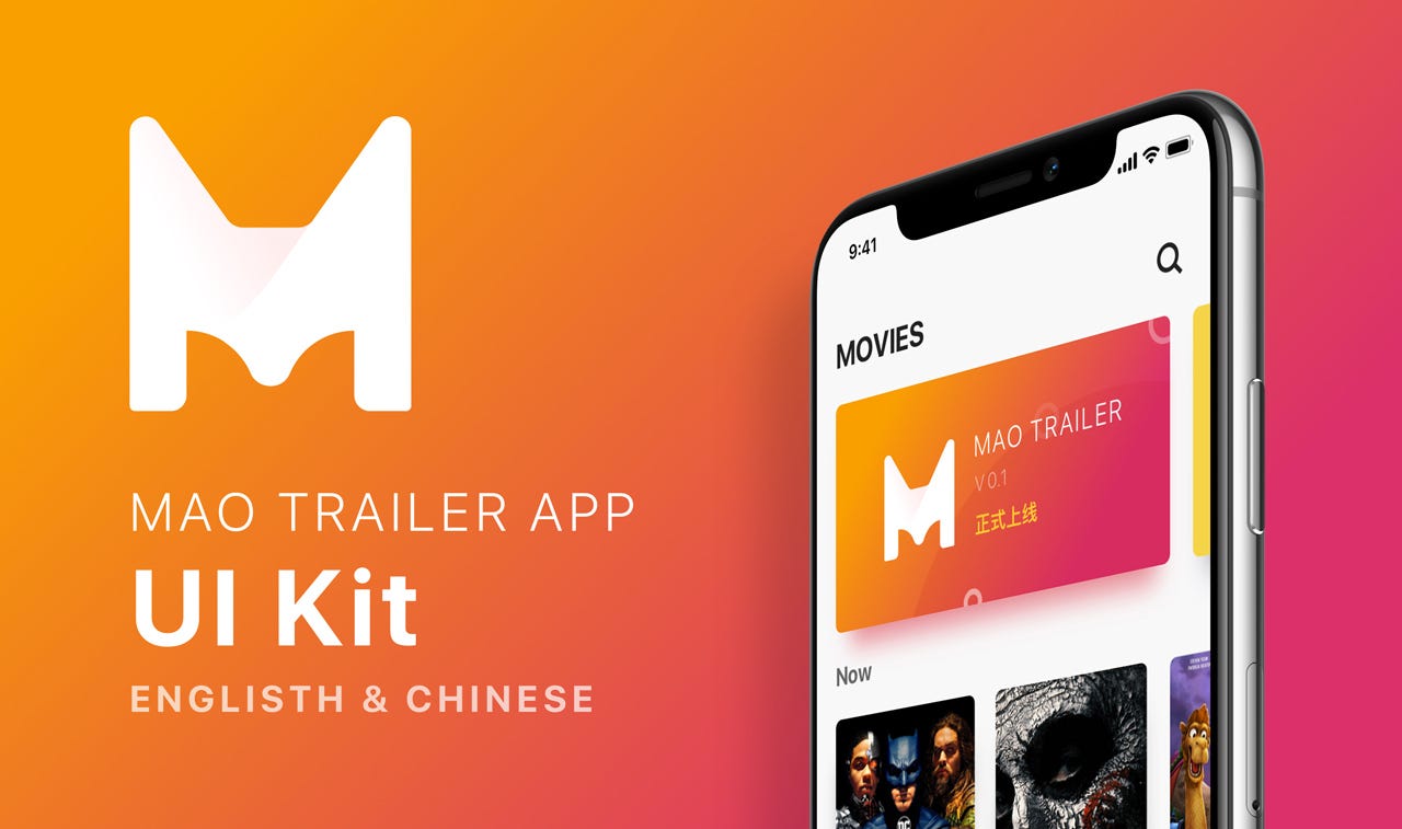 Movies App Ui Kit Aerveadesign Medium