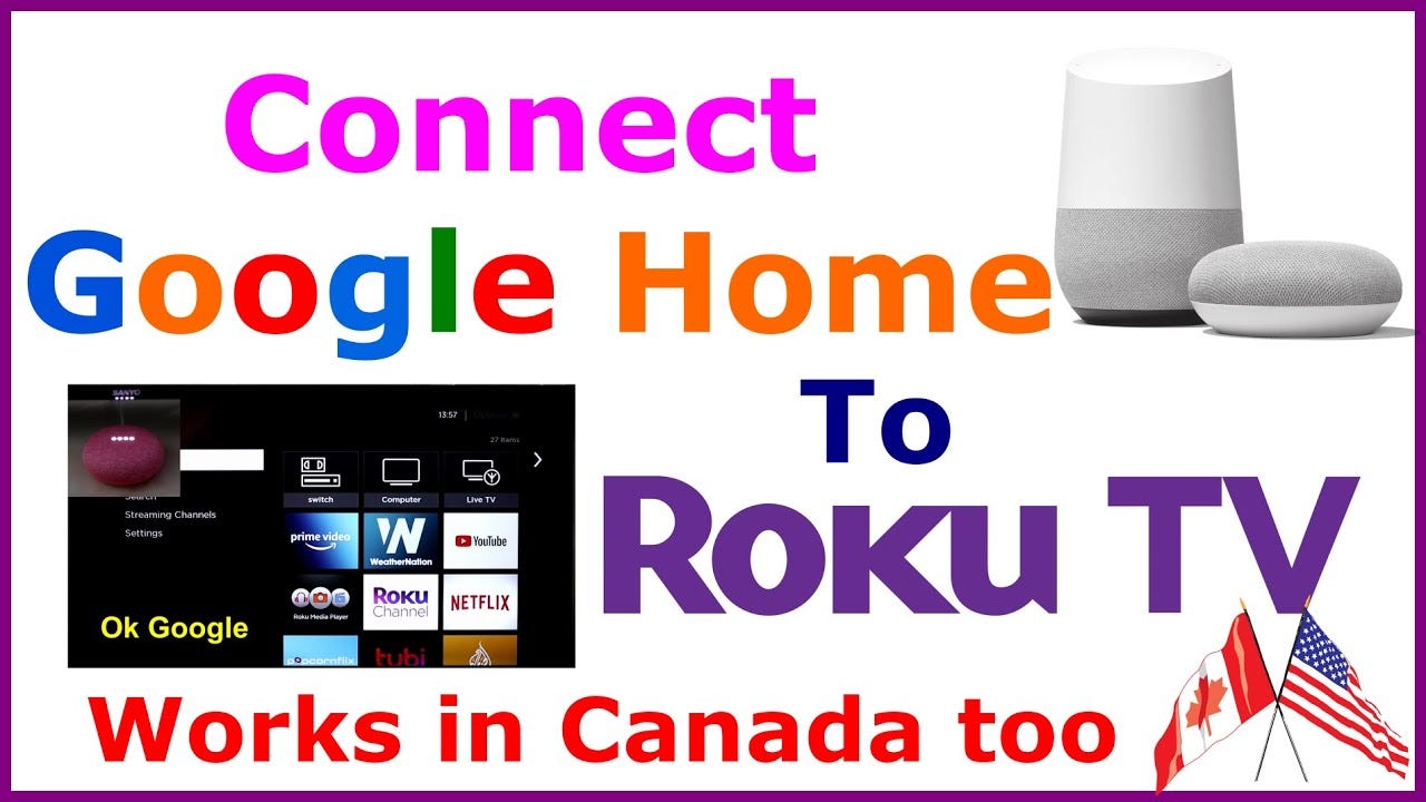 connect google home to roku smart tv