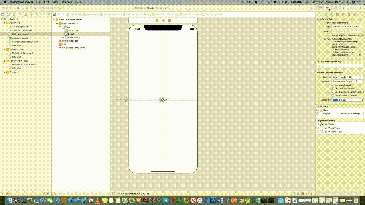 Your first iOS Application Using Xcode - The Startup - Medium