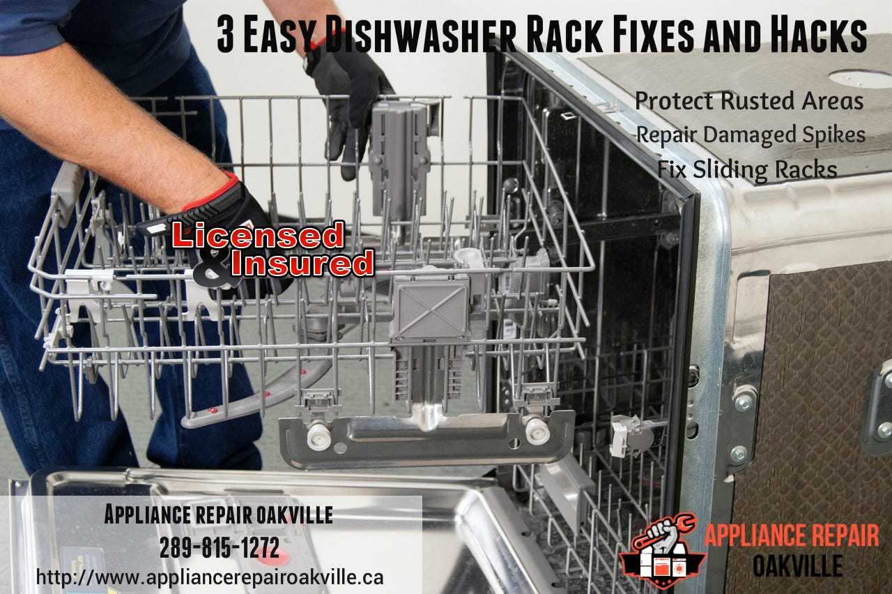 dishwasher racks rusting