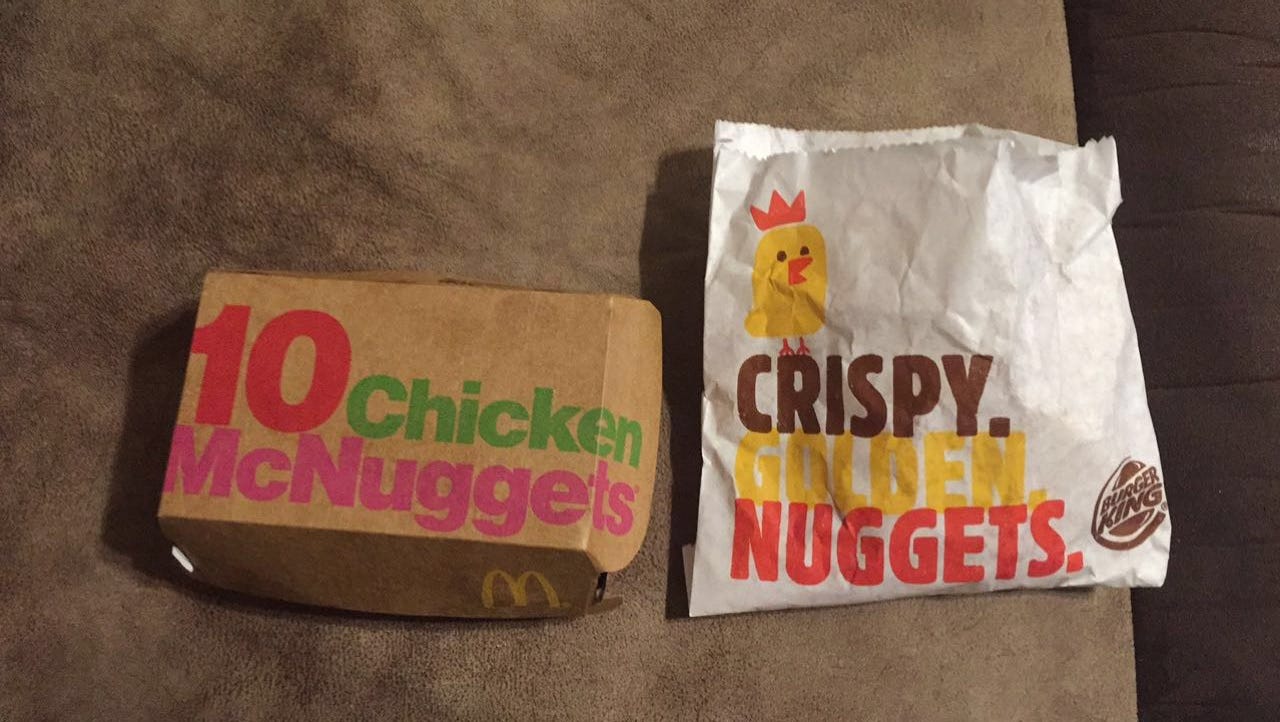 A Head To Head Burger King Chicken Nuggets Vs The Mcnugget