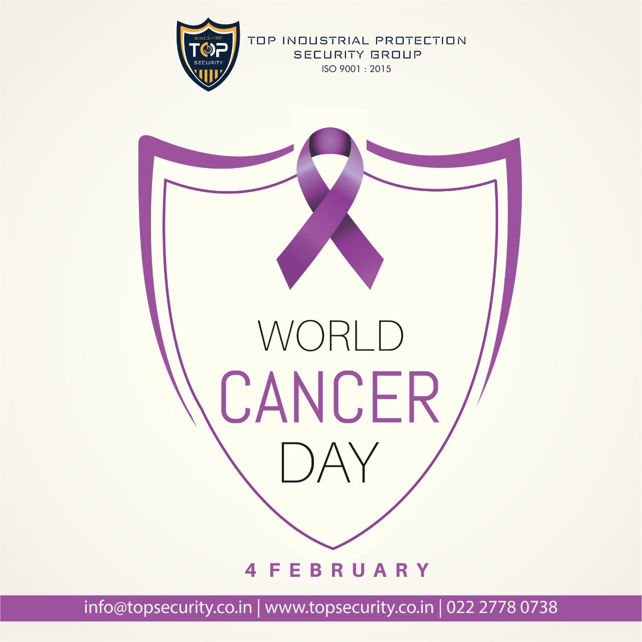 World Cancer Day 4th Feb 2020 Top Security Services In India