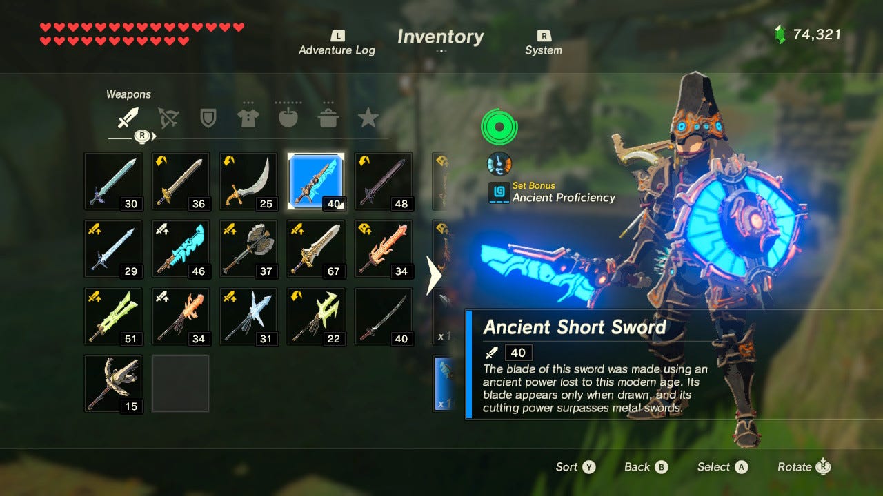 The Best Weapon Combinations For The Legend Of Zelda Botw By Vijini
