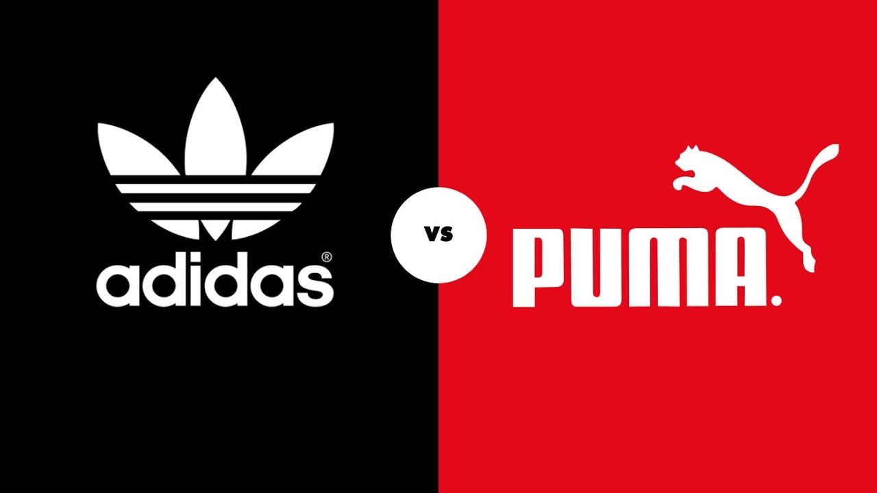 adidas contro puma