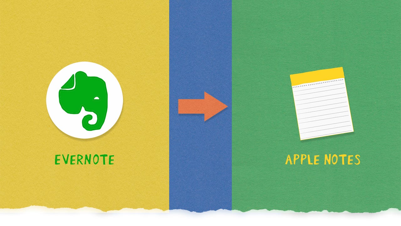 Migrate evernote to apple notes