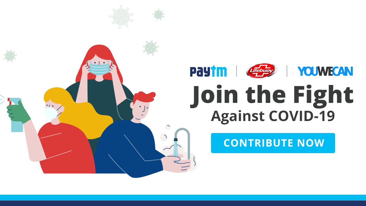 Let Us Join Hands To Fight Against Covid 19 Spread In India By Paytm Paytm Blog
