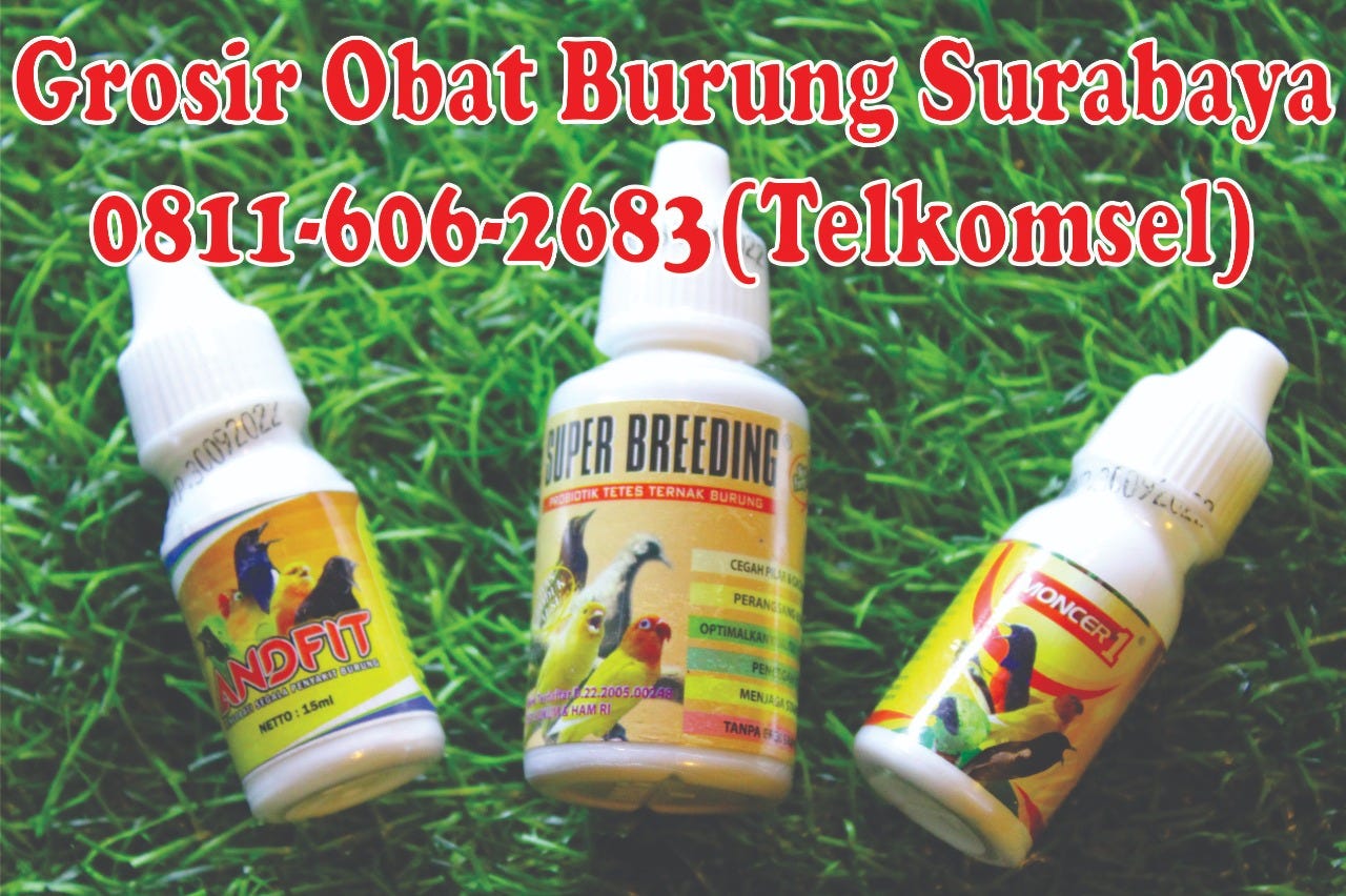 0811 606 2683 Telkomsel Grosir Obat Burung Surabaya Grosir