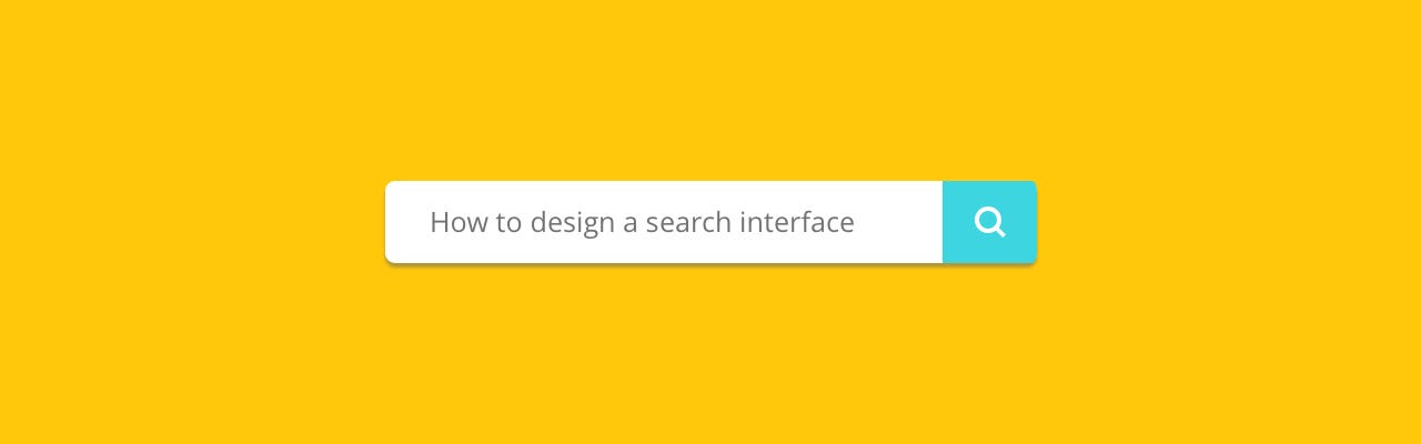 Search Interface 20 Things To Consider Ux Planet - 