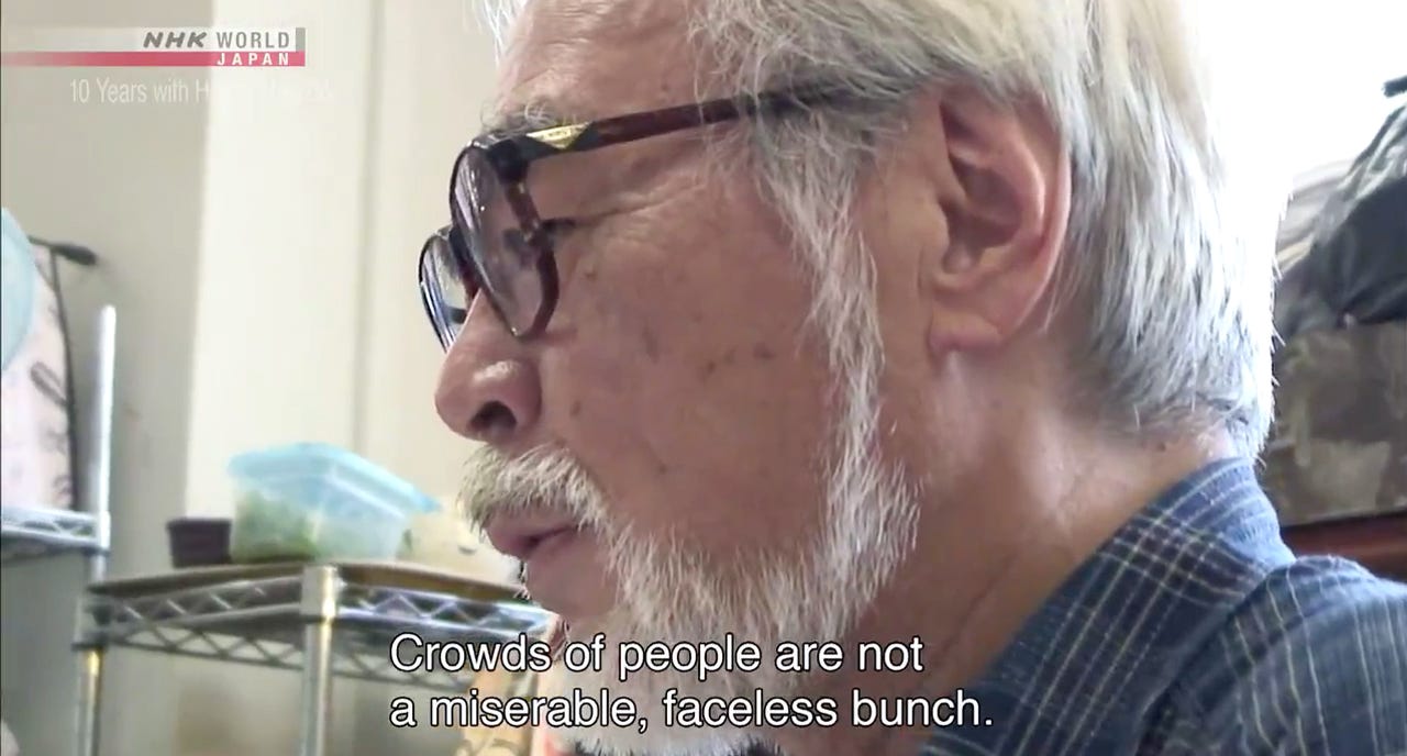 Hayao Miyazaki on creativity versus logic, being true to one's heart, and  the hassle of film making | by Garance Coggins | Medium