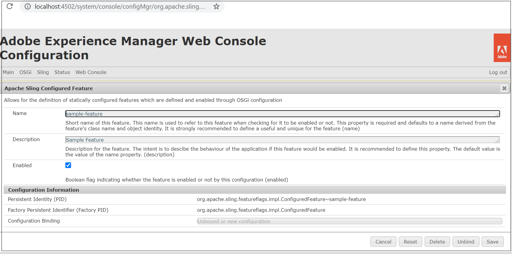 apache-sling-feature-flags