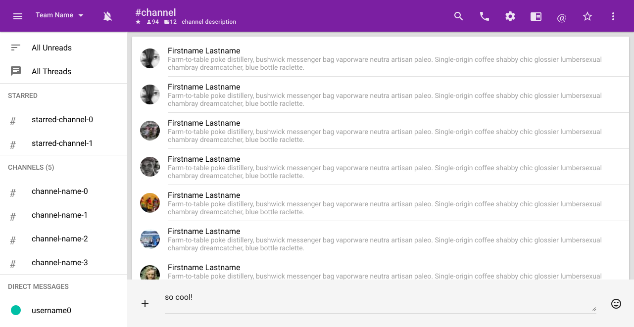 Building Slack In Angular With Covalent Covalent Ui Medium