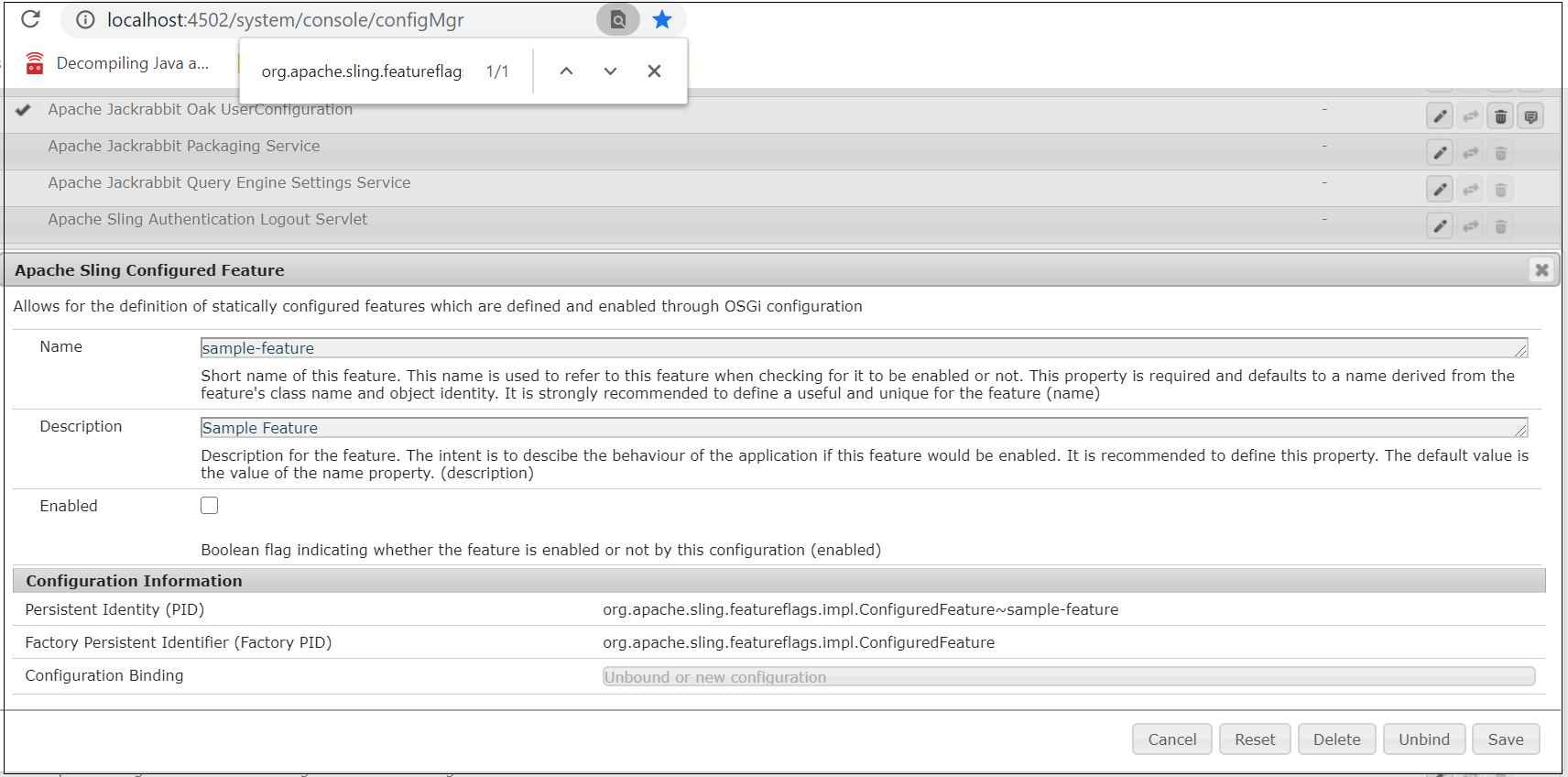 apache-sling-feature-flags