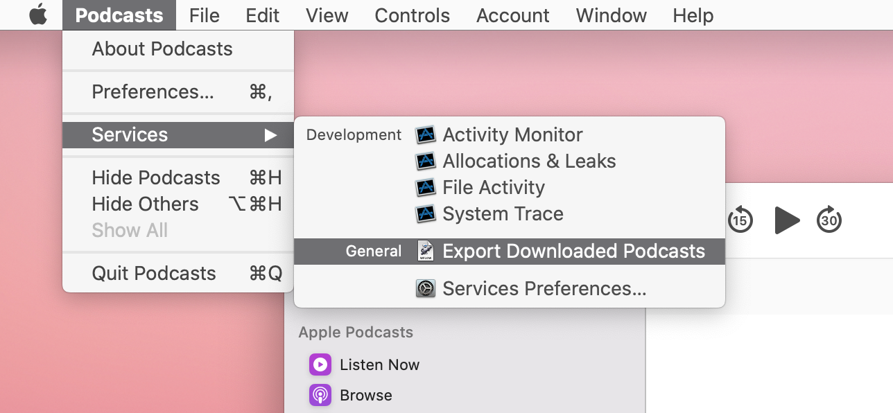 How To Export Apple Podcasts to mp3 Files | by Douglas Watson | Mac O'Clock  | Medium