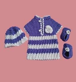 wool baby frock