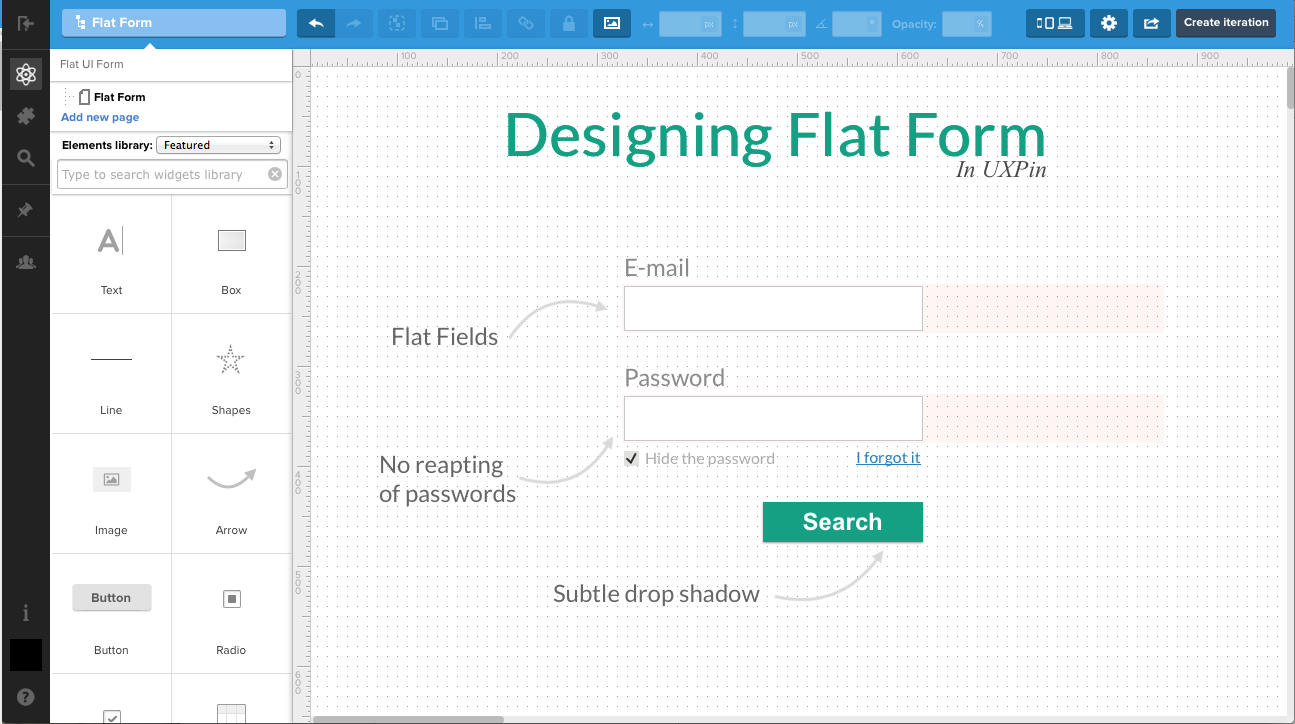 How To Design Flat UI Web Form Marcin Treder Medium