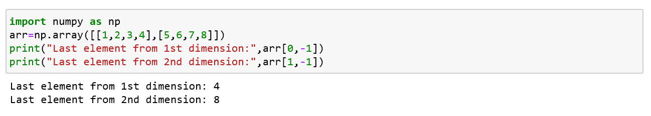 Numpy Indexing and Slicing. In our previous article we have seen… | by ...