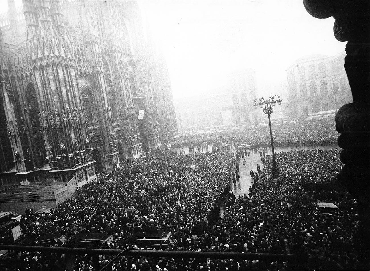 Funerali delle vittime di Piazza Fontana