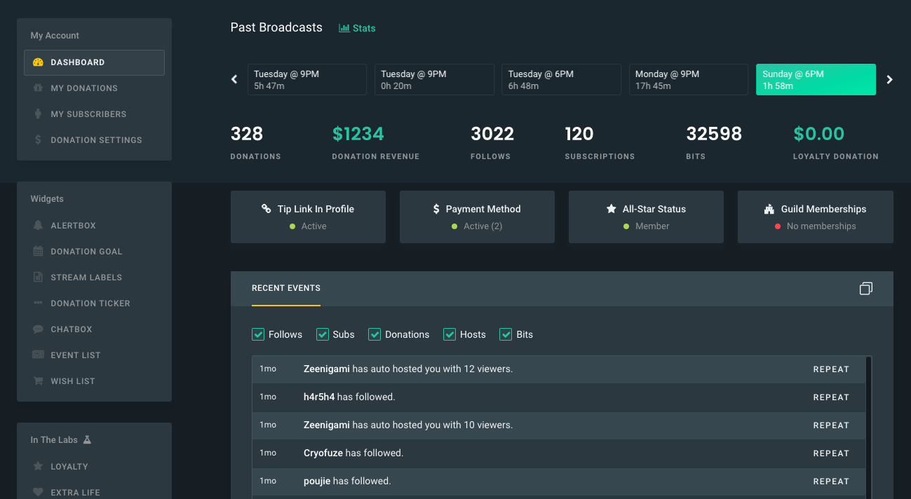 Introducing New Dashboard And Statistics By Mike Le Streamlabs Blog