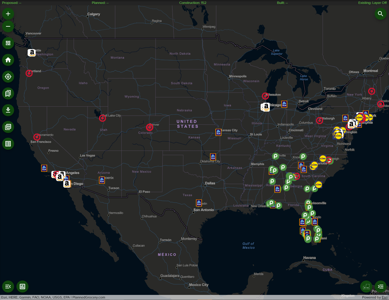 2022's Top 5 Most Active Grocery Retailers in America | BCI BuildCentral