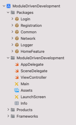 Modular architecture structure