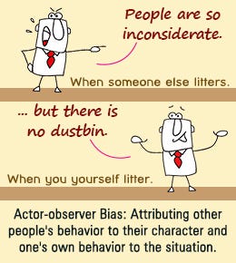 observer bias
