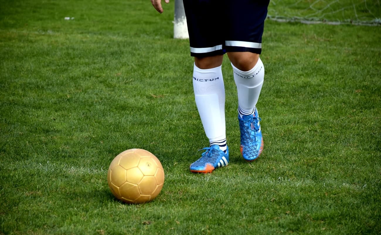 football socks with shin pad pocket