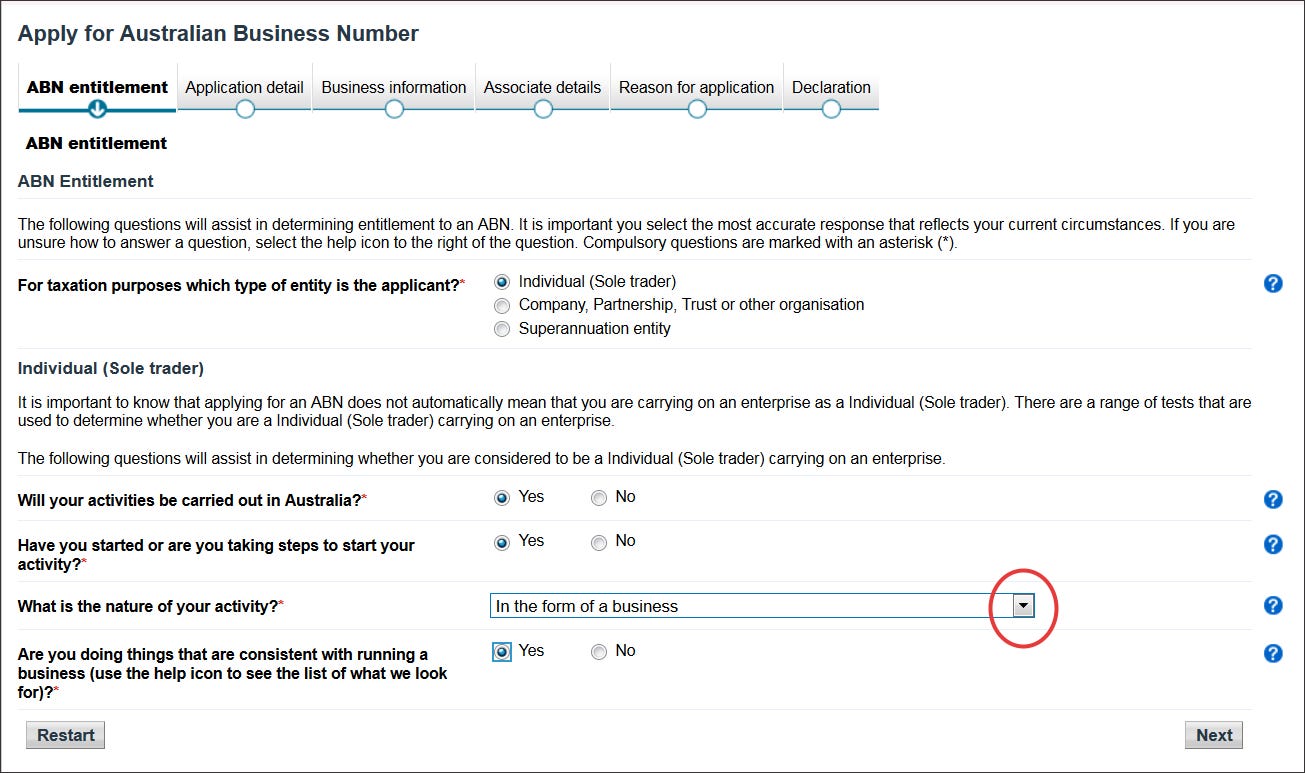 How to apply for an Australian Business Number | by A.C. Flory | Tikh Tokh  | Medium