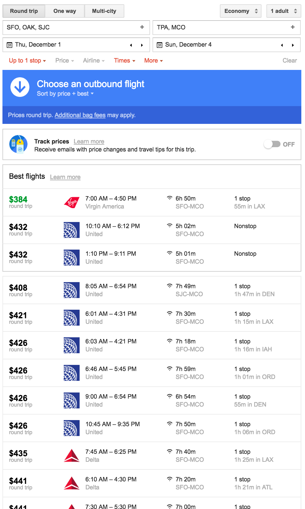 round trip multi city flights