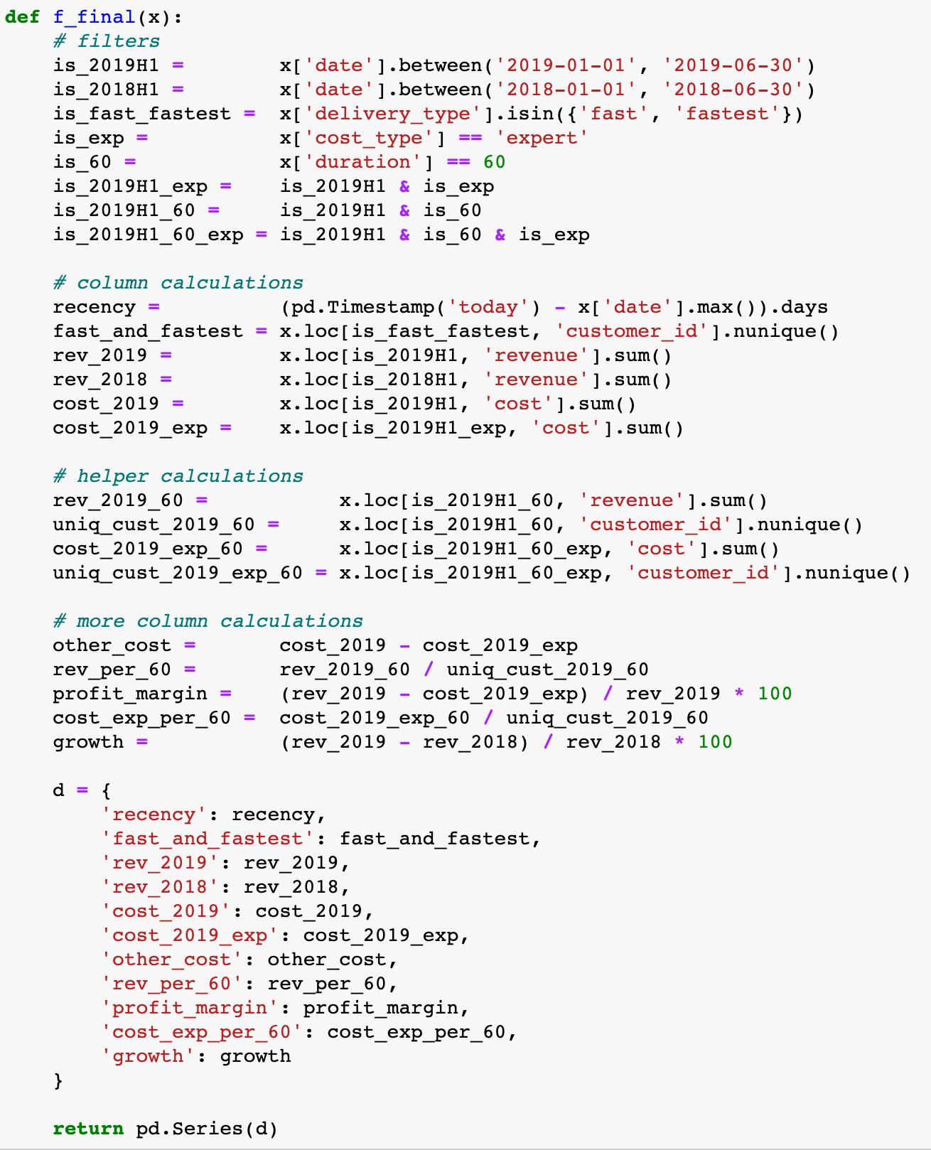 Dunder Data Challenge #3 — Naive Solution | by Ted Petrou | Dunder Data ...