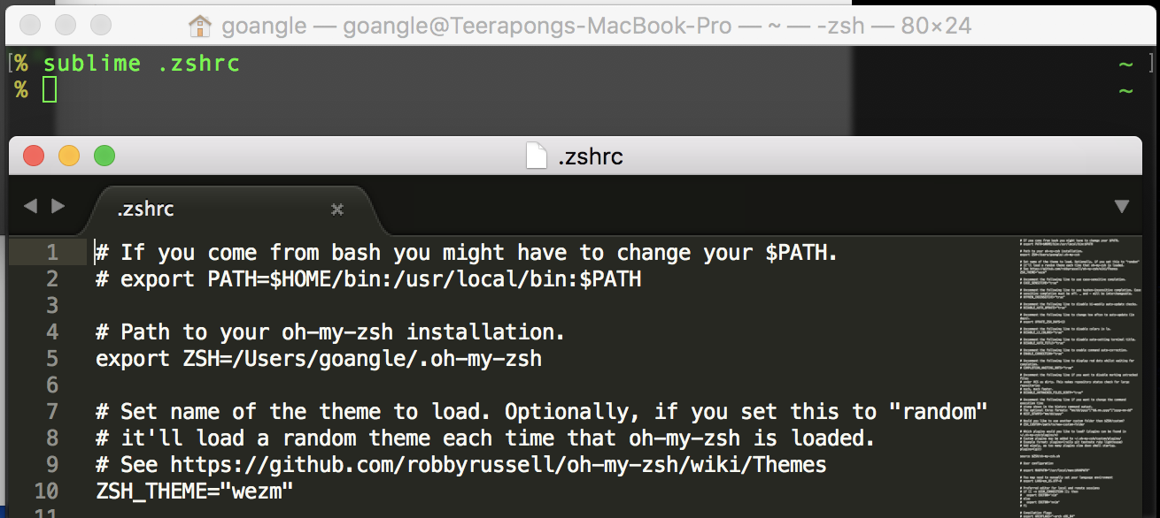 Macos terminal admin