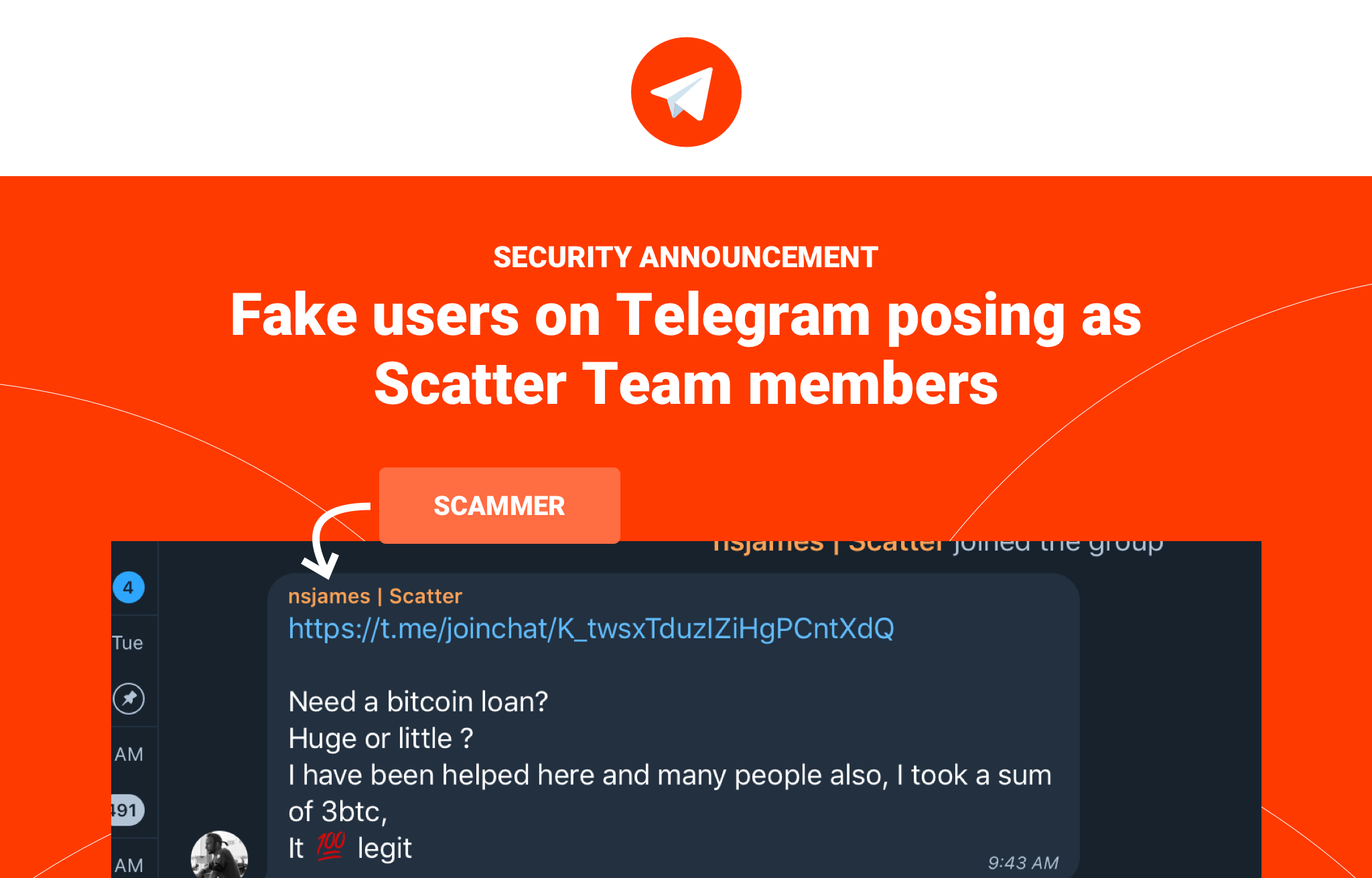 Telegram User Scam Alert Getsca!   tter Medium - 