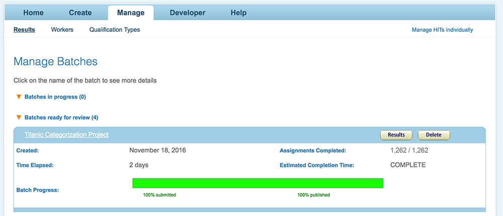 Tutorial: Managing Results With The Requester Website | by Amazon  Mechanical Turk | Happenings at MTurk