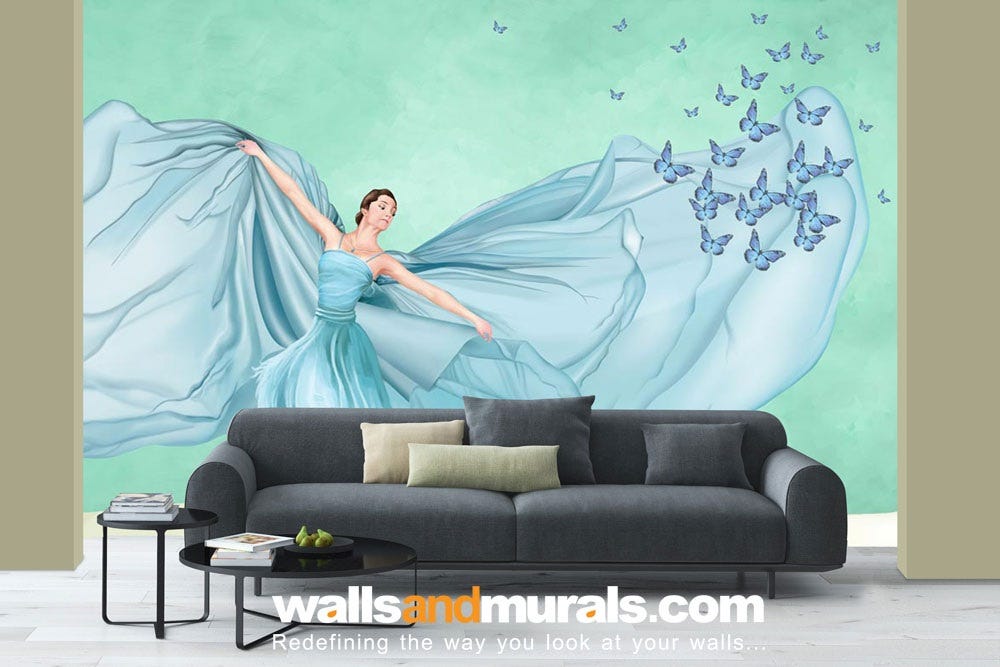 Choosing A Bright Color For Home Decor Walls And Murals