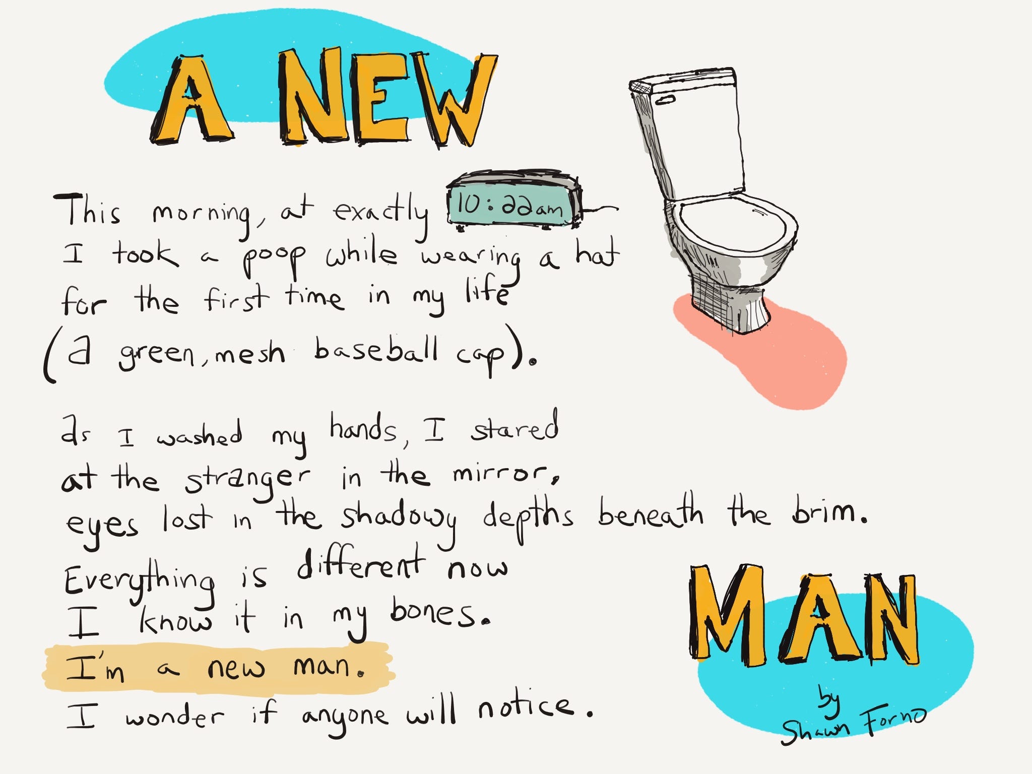 A New Man I Wonder If Anyone Will Notice By Shawn Forno Illumination Medium