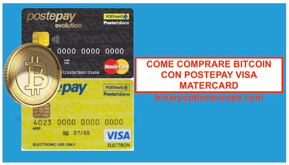Come Comprare Bitcoin In Italia Con Carta Di Credito
