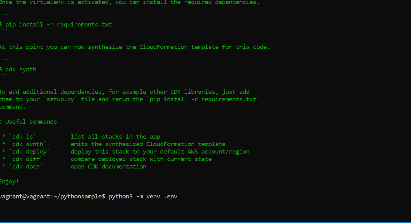 AWS CDK USING PYTHON AS LANGUAGE TYPE | by Nikhil Bhoj | Medium