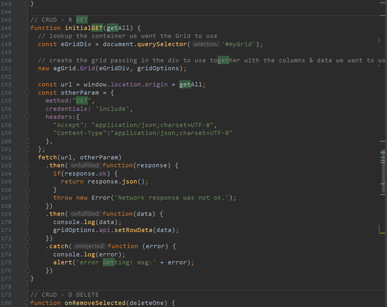 101 API Full-stack ag-Grid \u2014 \u2014 Design Material RESTful \u2014