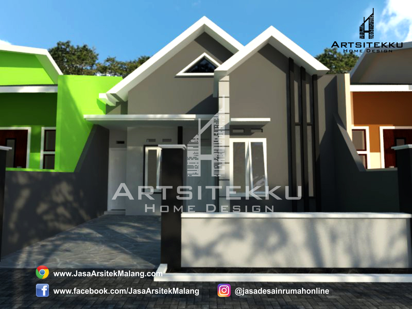 RumahCALL WA 0813 3034 9099 Rumah Minimalis Terbaru Lumajang By Jasa Desain Kota Malang Medium