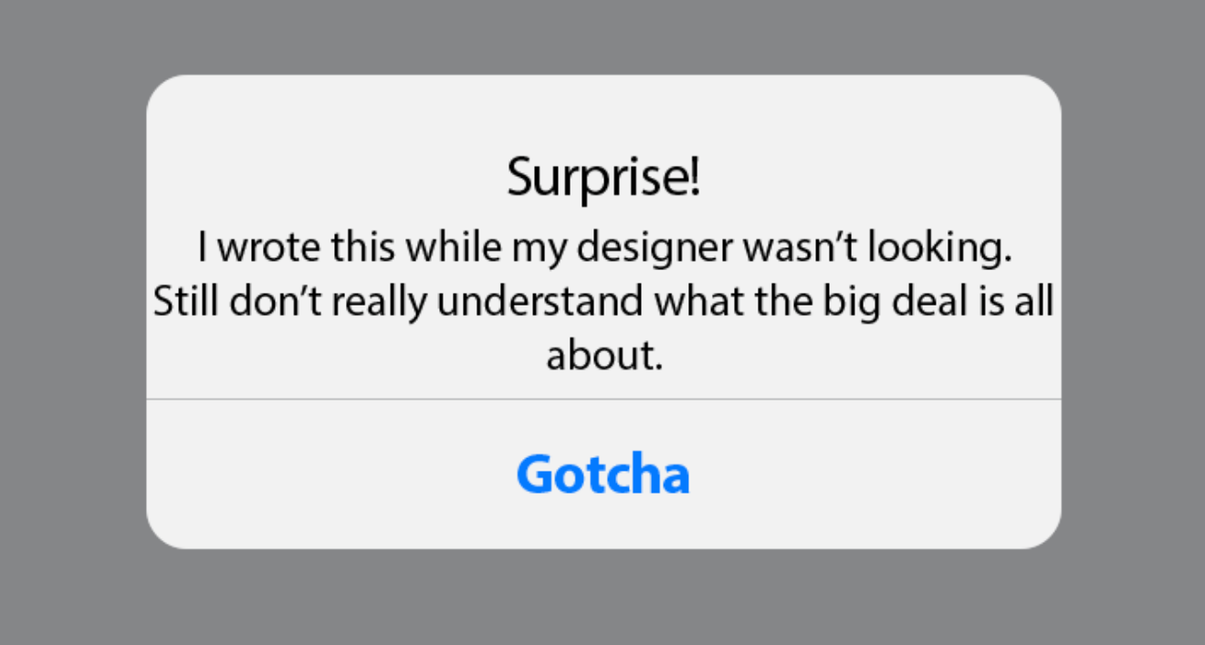 my designer friend
