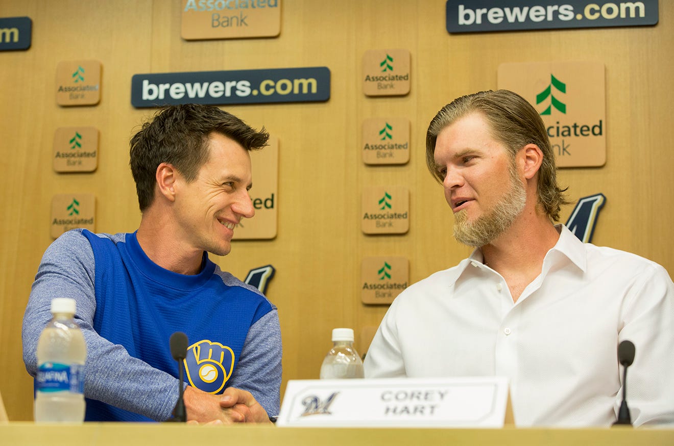 Corey Hart Inducted Into Brewers Wall of Honor by Caitlin Moyer Medium