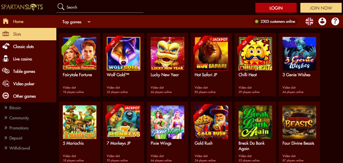 Spartan slots 25 free spins games Spartan slots 25 free spins games