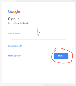 Gmail sign in