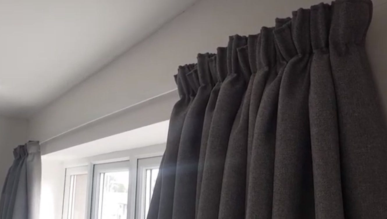 Bendable Corded Curtain Track Direct Fabrics Medium